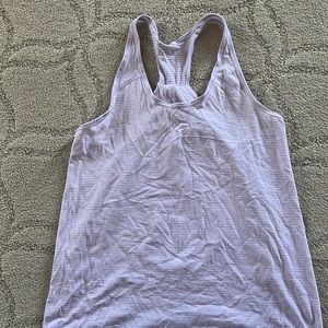Lululemon Love Tank Top, pleated. Lavender, size 6